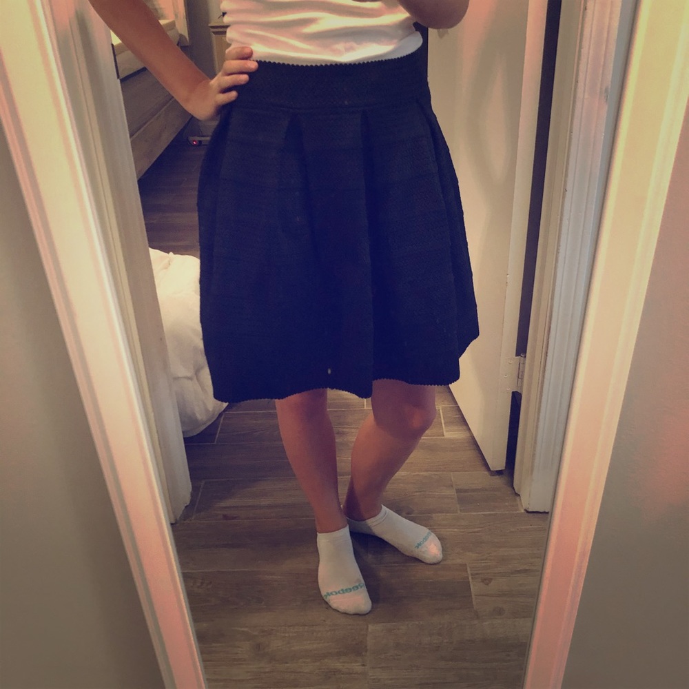 Black Flare Skirt